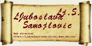 LJuboslava Samojlović vizit kartica